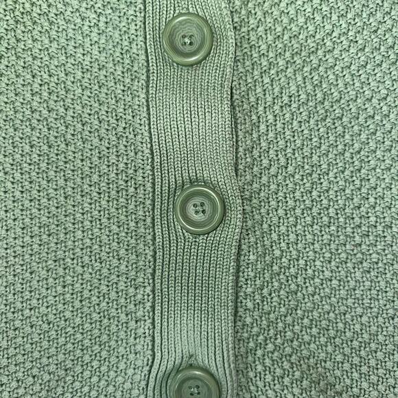 Vintage Women’s Large LL Bean LS Large Button Collared Sweater - Picture 3 of 7